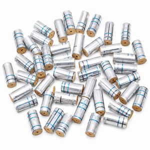 LIPTIPS Filtros de Paja de Maíz Naturales, Ecológicos y Biodegradables para Fumar Cigarros |   Color Plateado Metálico | Tamaño 9x20mm - Product Image 1