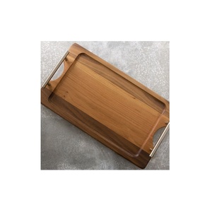 Bandeja de Servir Rústica de Madera para el Hogar, Cocina, Mesa de Comedor, Café, Té, Desayuno, Aperitivos y Servir Comida - Product Image 6