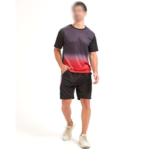 Ropa Deportiva para Hombre, Conjunto de Camiseta y Pantalones Cortos Deportivos, Paquete de 2, para Baloncesto, Fútbol, Ejercicio, Entrenamiento, Running, Gimnasio - Product Image 6