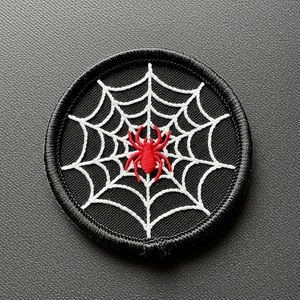 Parche Táctico Bordado a Máquina con Diseño de Demonio Negro y Ojo Luminoso, Aplique Gótico para Chaqueta de Motero y Ropa - Product Image 3