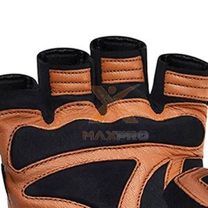 Gants de fitness en cuir à marque privée, meilleure vente, matériau durable, sangle de poignet réglable, antidérapants, unisexe, prix abordable - Product Image 4