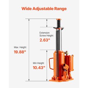 12 Ton manuale pompa a mano idraulico presa Auto per riparazione Auto Jack bottiglia d'aria per uso automobilistico - Product Image 3