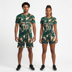Customized <b>Soccer</b> Uniform Set 100% Polyester High Quality Unisex Adult Stretch Fabric Custom Logo Color Options Club shirt - Product Image 6