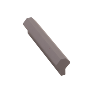 Aluminum Long <b>Wardrobe</b> Handle Duckbill Profile Pull Ceramic Finish Sand White Rose Gold Brown <b>Pink</b> Sky Blue Closet Hardware - Product Image 5