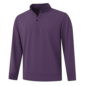 Sweat-shirt à capuche zippé pour homme, en tricot écologique, à manches longues, col montant, tissu respirant, personnalisable - Product Image 2
