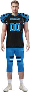 Camiseta de Fútbol Americano Personalizada, Nueva Temporada, Roja y Blanca, Conjunto de Fútbol de Club, Manga Corta, 100% Viscosa/Algodón Transpirable, Uniforme de Equipo - Product Image 2