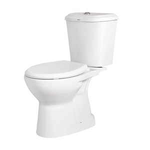 Meilleur prix de gros pour les articles sanitaires les plus vendus : WC à deux pièces en céramique blanche pour salle de bain, destiné aux acheteurs en gros - Product Image 1