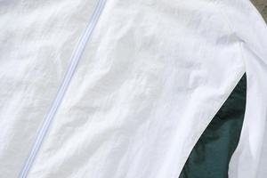 OEM Streetwear personalizado Vintage Full Zipper Pullover Color sólido de los hombres rompevientos chaqueta al aire libre para los hombres - Product Image 6