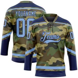 Unisex Custom Logo Printed Ice Hockey Jersey Breathable Moisture Wicking Sportswear Uniform Custom Design Team Performance - Product Image 4