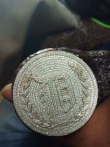 จี้เพชรโมอิสซาไนต์แท้ทรงกลม 3.50 กะรัต ชุบทองคำขาว 14K จี้วงกลมปรับแต่งได้สำหรับงานปาร์ตี้ จี้และชาร์มคุณภาพสูง - Product Image 3