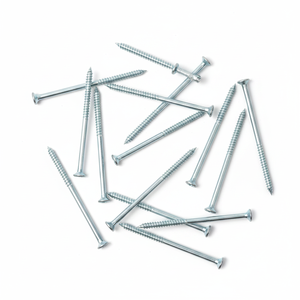Tornillos para Madera de Doble Rosca Métricos/Pulgadas M6-M12, Cabeza Ranurada, Rosca Parcial, Clase 4.8 6.8, Acero al Carbono Zincado DIN PDC - Product Image 1