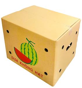 Caja de Cartón Corrugado Autoerigible de Alta Calidad para Batatas, Diseño Ventilado, Duradera, Reciclada, Impresa en Flexografía - Product Image 2