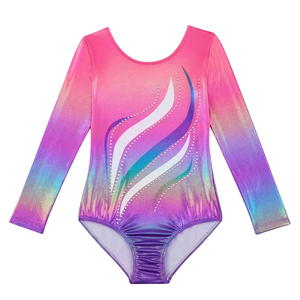 Justaucorps de danse en polyester en gros, souples et extensibles, pour adultes, couleurs et tailles personnalisables, tenue d'entraînement de ballet et de gymnastique - Product Image 1
