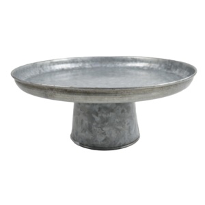 Soporte para Pastel de Boda con Acabado Galvanizado, Diseño Redondeado de Metal, Base para Pastel - Product Image 3