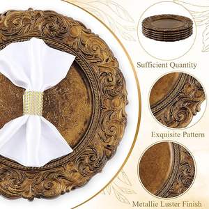 Assiette de Présentation en Plastique Premium – Base Élégante et Durable pour la Décoration de Table de Mariage et de Fête - Product Image 3