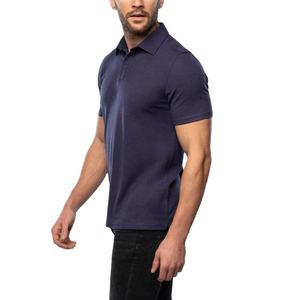 Vente en gros de polo avec logo brodé sur mesure pour hommes polo uni imprimé sur mesure 100% t-shirt en coton pour unisexe 2026 - Product Image 3
