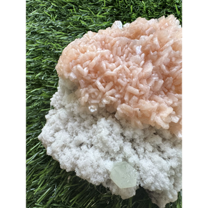 Premium Stilbite on Mordenite with Apophyllite <b>Crystal</b> <b>Cluster</b> for Display and Gift Use - Product Image 3