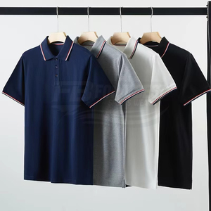 Camiseta de Manga Corta para Hombre, 100% Algodón, Tejido Transpirable Resistente a las Arrugas, Lisa, Tallas Grandes, Personalizable - Product Image 1