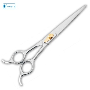 Ciseaux de toilettage professionnels pour animaux de compagnie |   Ciseaux de toilettage pour chien à lame convexe ou biseautée pour la coupe et le coiffage des poils d'animaux - Product Image 4