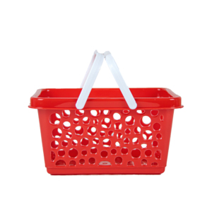 PP Plastic Rectangle Food <b>Storage</b> <b>Basket</b> with Fruit Holder for Kitchen Organization - Product Image 5