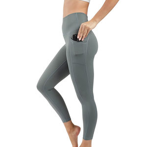 Leggings Deportivos de Cintura Media para Mujer, Tallas Grandes, Hechos en Pakistán, Spandex/Poliéster, Alta Calidad, Secado Rápido, Ecológicos - Product Image 2