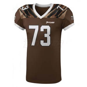 Uniforme de Fútbol Americano para Equipo, Diseño Ecológico, Ligero, Transpirable, con Logotipo Personalizable para Partidos Regulares - Product Image 3