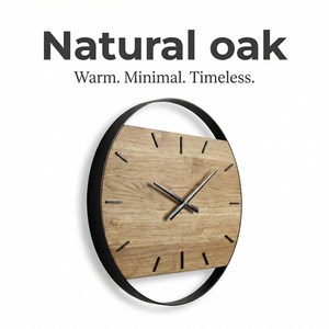 Natural Wooden <b>Clock</b> Cheap Price Stylish <b>Wall</b> <b>Clock</b> for Living Room <b>Bedroom</b> Office and Gift Use Wooden <b>Wall</b> <b>Clock</b> - Product Image 4