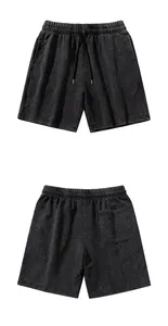 Conjunto Deportivo Personalizado de Alta Calidad con Logotipo, Traje Deportivo Liso para Hombre, Conjunto de Dos Piezas con Pantalones Cortos - Product Image 5