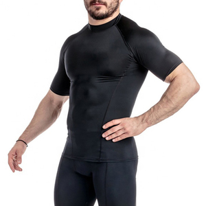 Haut de sport à manches courtes pour homme - Tissu respirant et anti-transpiration - T-shirt d'entraînement coupe athlétique - Product Image 1