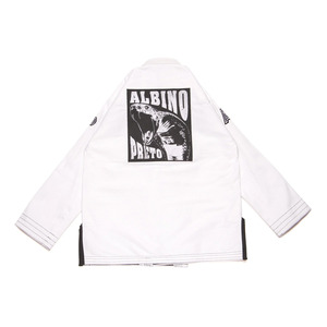 Trajes de Jiu Jitsu Premium Albino y Preto Batch 61 Grappling Force (Blanco), Uniforme de Entrenamiento de Algodón Resistente - Product Image 2