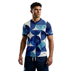 Tenues d'équipe de football personnalisées, ensemble maillot et short de football, polyester 100% premium, impression par transfert thermique, grande taille, PUFFIN SPORTS - Product Image 1