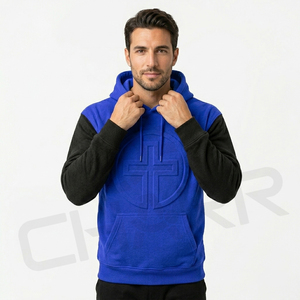 Sudadera con Capucha Personalizada con Relieve, Sudadera Extra Grande de Algodón de Alta Calidad, Logotipo Personalizado, Impresión 3D, Sudaderas Urbanas para Hombre y Mujer - Product Image 2