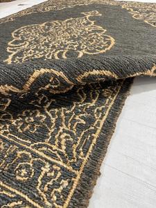 Alfombra de Yute Hecha a Mano, Tejido Plano Natural, Ecológica, Estilo Boho, para Sala de Estar o Dormitorio - Product Image 2