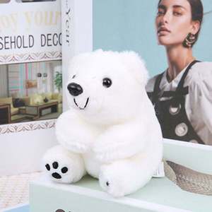 <b>Cute</b> White Polar <b>Bear</b> Plush Toy 11-30cm Soft Stuffed Animal for Kids Unisex - Product Image 3