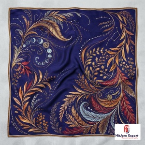 Custom Square Scarves Premium Lightweight Fabric Fashion Accessories OEM Manufacturer Ireland Custom Fabric Products Bulk Supply - Product Image 4