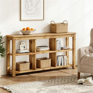 <b>Console</b> <b>Table</b> with <b>Storage</b> Space for Use As a Sofa <b>Table</b> Entrance <b>Table</b> or Foyer <b>Table</b> - Product Image 1