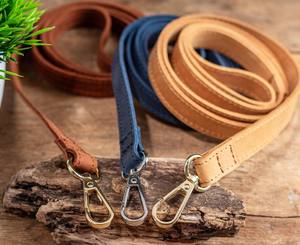Correa de cuero de doble cara para gatos, Correa de cuero para mascotas, Correa de cuero con asa para gatos - Product Image 3
