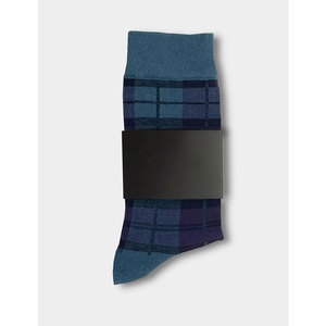 Modern Highland Blue Turquoise Tartan <b>Socks</b> Design Scottish Highland Kilt Comfortable <b>Socks</b> Bulk Supply Unisex - Product Image 4