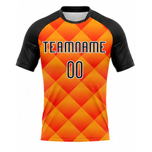 เสื้อกีฬาโพลีเอสเตอร์ 100% สวมใส่สบาย ระบายอากาศได้ดี ต้านเชื้อแบคทีเรีย แห้งเร็ว  รับสกรีนโลโก้และชื่อทีมตามแบบที่ต้องการ - Product Image 1