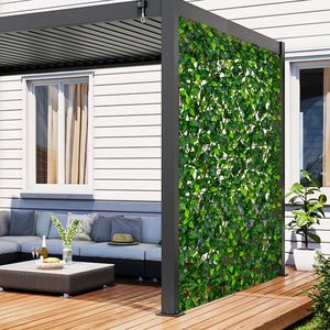 Schermo Decorativo Espandibile per Recinzione con Telaio in Salice Vero, Protezione UV, Pannello di Recinzione Finto - Product Image 2