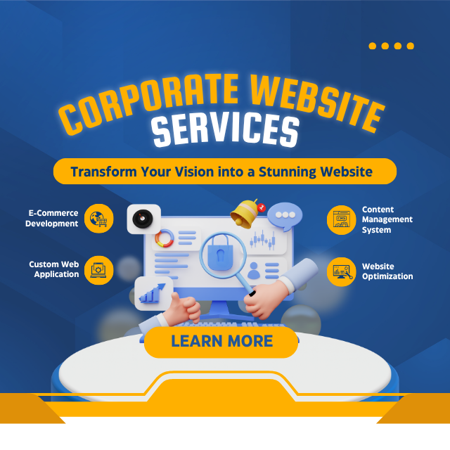 Professional Look With Brand Color Match Corporate Website Service Logo Banner Slider Video Embed Pdf Upload Area