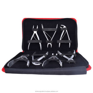 NOUVELLE marque 7 PCS Pédiatrique Dentaire Enfants Dent Extraction Forceps Molaires Supérieures Inférieures Racines Forceps - Product Image 1