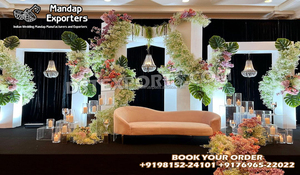 ซุ้มไม้สำหรับงานแต่งงานที่น่าประทับใจสำหรับฉากหลังเวทีซื้อซุ้มไม้สำหรับตกแต่งเวที - Product Image 2