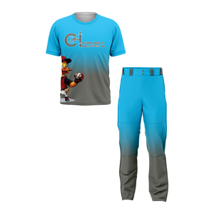 Conjunto de Uniforme de Softbol Sublimado Personalizado, 100% Poliéster, Unisex, Transpirable, de Secado Rápido, con Cierre de Cremallera, Pantalones Cortos Profesionales - Product Image 1