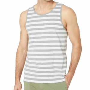 Débardeur de sport pour homme personnalisé, de haute qualité et à prix raisonnable, en polyester/coton, séchage rapide, respirant, service OEM, fabriqué au Pakistan, tricoté - Product Image 5