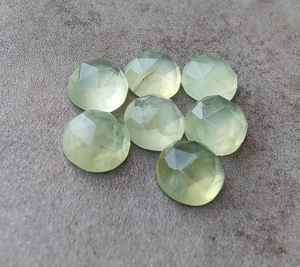 Prehnita Natural, Forma Redonda, Corte Checker, Calidad Cabujón, Calibrada, Gema Suelta para Joyería - Product Image 3