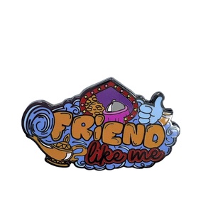 งานฝีมือโลหะเคลือบแข็งแบบกำหนดเอง พร้อมเคลือบเงาสีดำ นิกเกิล ทอง เงิน ทองแดง กลิตเตอร์ และเคลือบเงาแบบใส - Product Image 3