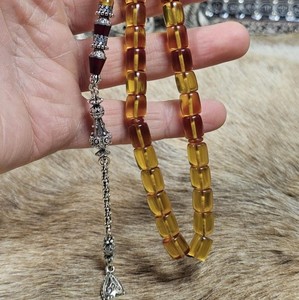 ลูกประคำเรซิ่นทำมือสไตล์นางฟ้า รุ่น TIMELESS CRAFT TS-436 สำหรับสวดมนต์อิสลาม เป็นมิตรต่อสิ่งแวดล้อม หรูหรา สร้อยคอสำหรับการทำสมาธิแบบมุสลิม - Product Image 1