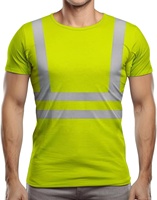 T-shirt formel pour homme 100 % coton à manches courtes avec propriétés anti-plis et écologiques