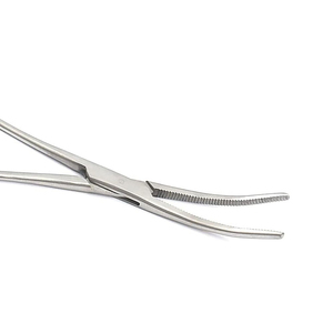Pinzas Hemostáticas Manuales de Acero Inoxidable Alemán de Alta Calidad, Rectas y Curvas, Instrumentos Quirúrgicos Veterinarios de Laboratorio, Clase II - Product Image 5